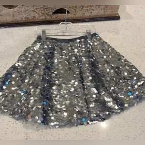 Zara little girls sequin skirt size 9 good condition super cute